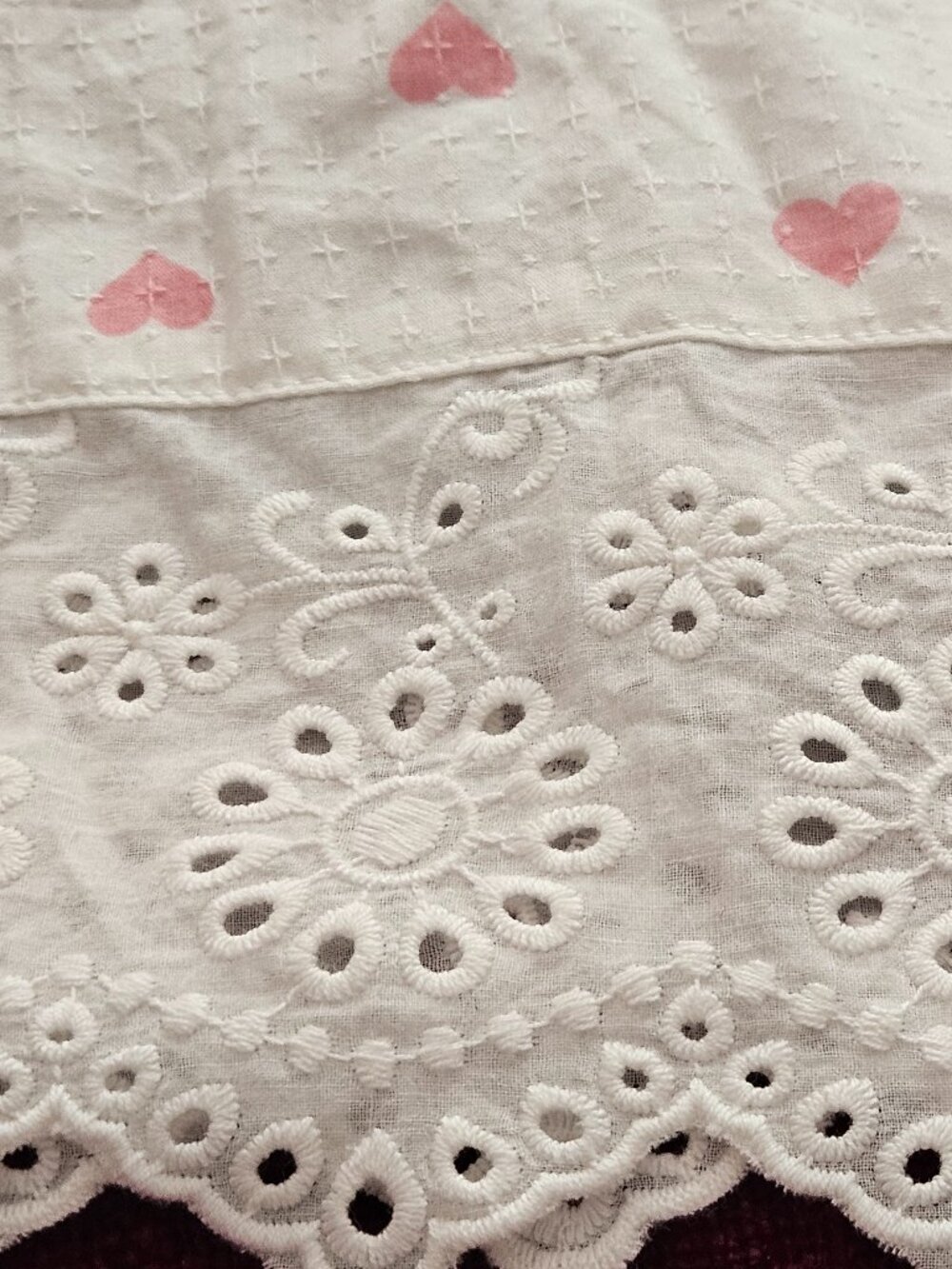 NWT LAIT COLLECTION COTTON AND LACE FULLSWEEP MAXI..CRISP..PINTUCKED..NWT!! - Picture 10 of 10